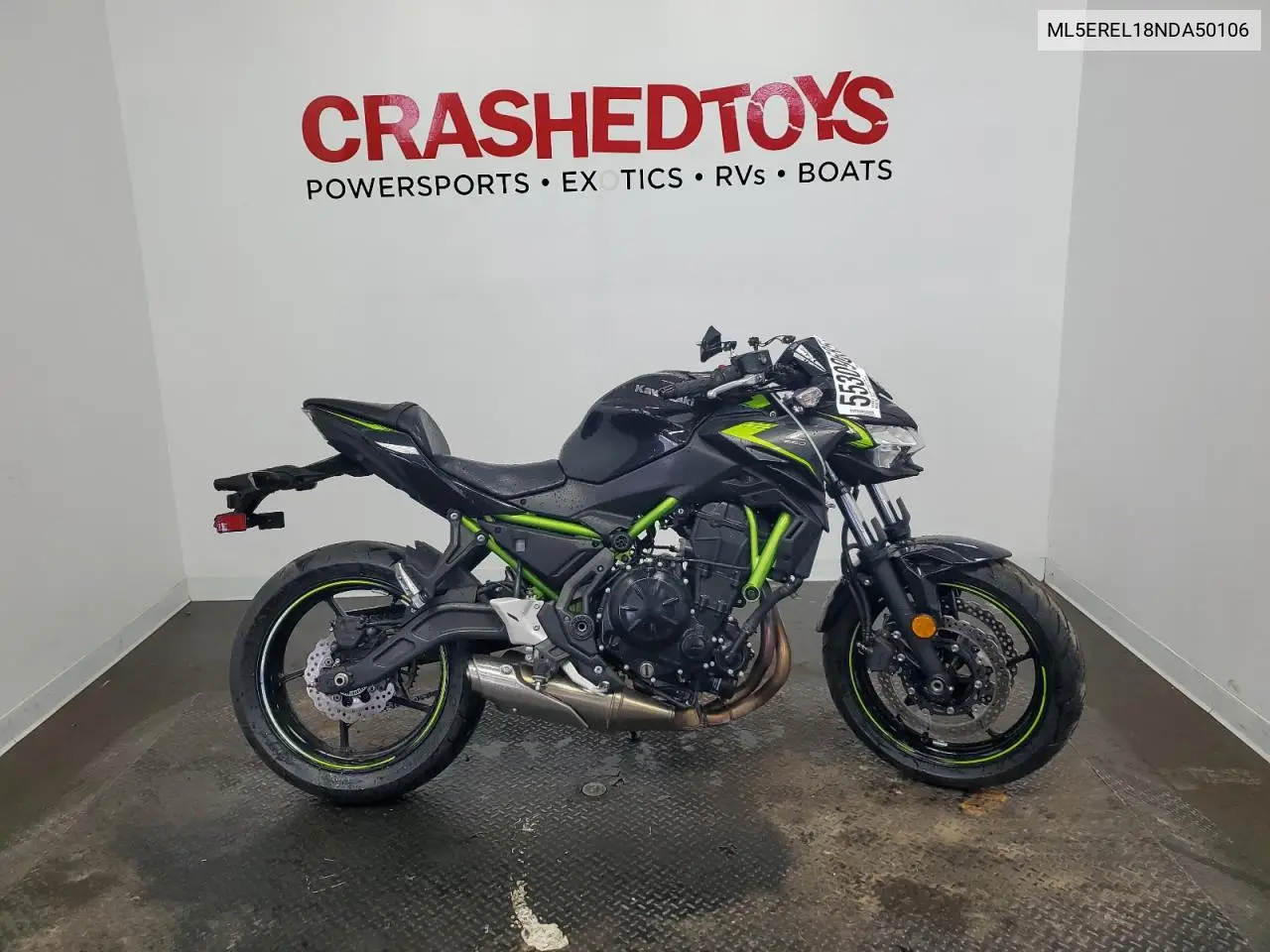 2022 Kawasaki Er650 L VIN: ML5EREL18NDA50106 Lot: 55309685
