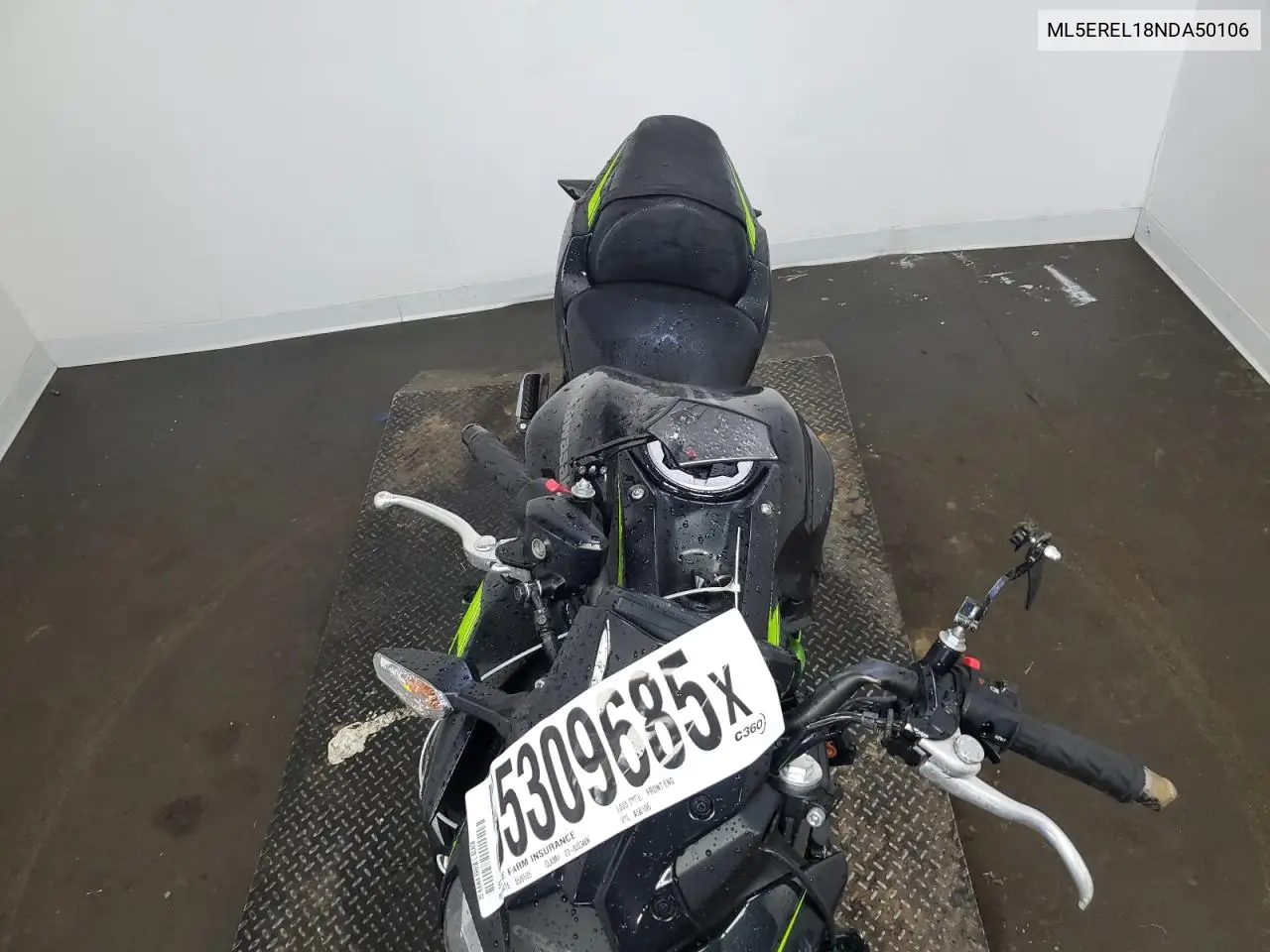2022 Kawasaki Er650 L VIN: ML5EREL18NDA50106 Lot: 55309685