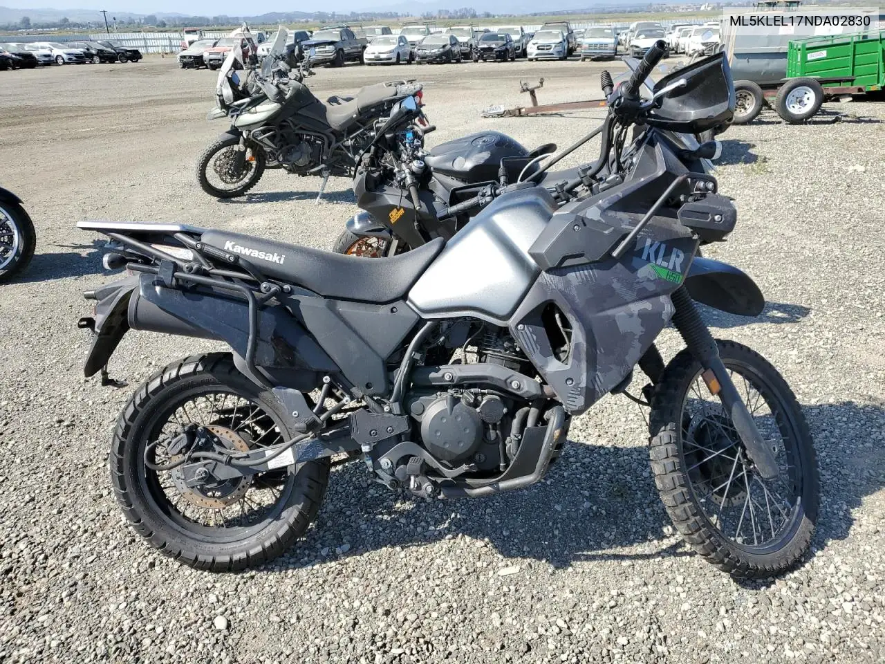 2022 Kawasaki Kl650 L VIN: ML5KLEL17NDA02830 Lot: 56064145