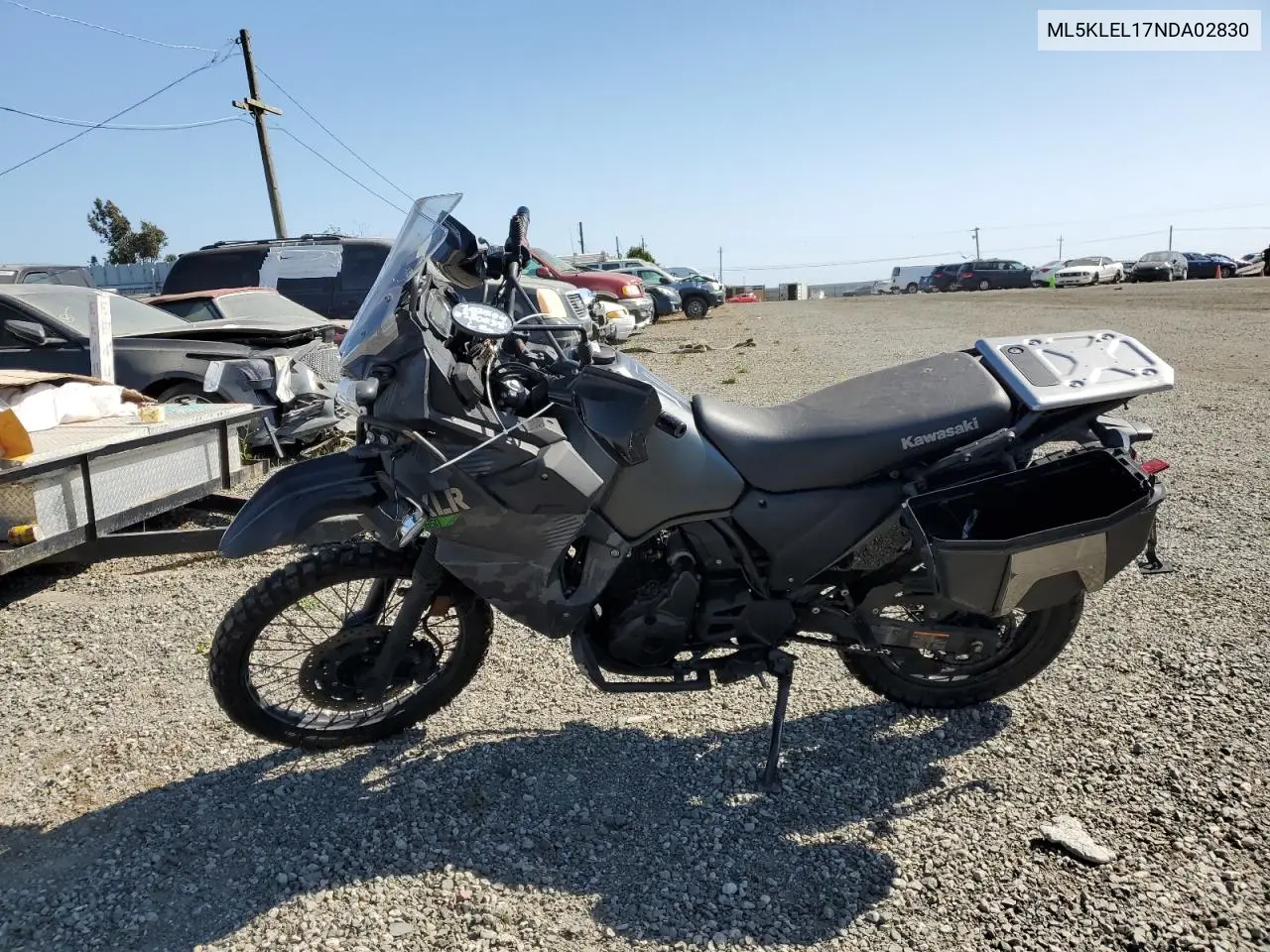 2022 Kawasaki Kl650 L VIN: ML5KLEL17NDA02830 Lot: 56064145