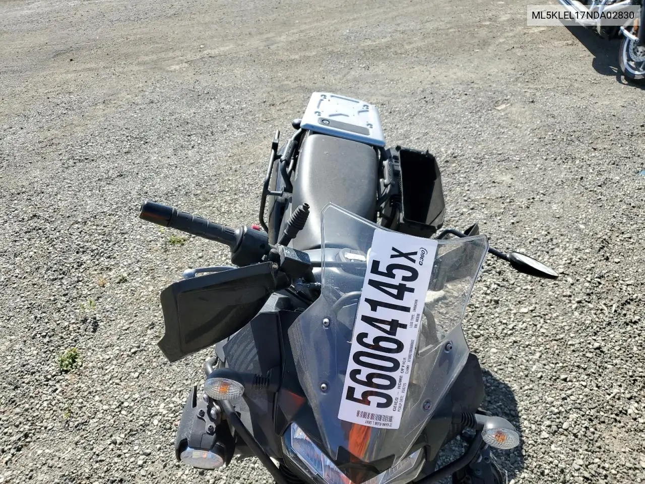 2022 Kawasaki Kl650 L VIN: ML5KLEL17NDA02830 Lot: 56064145