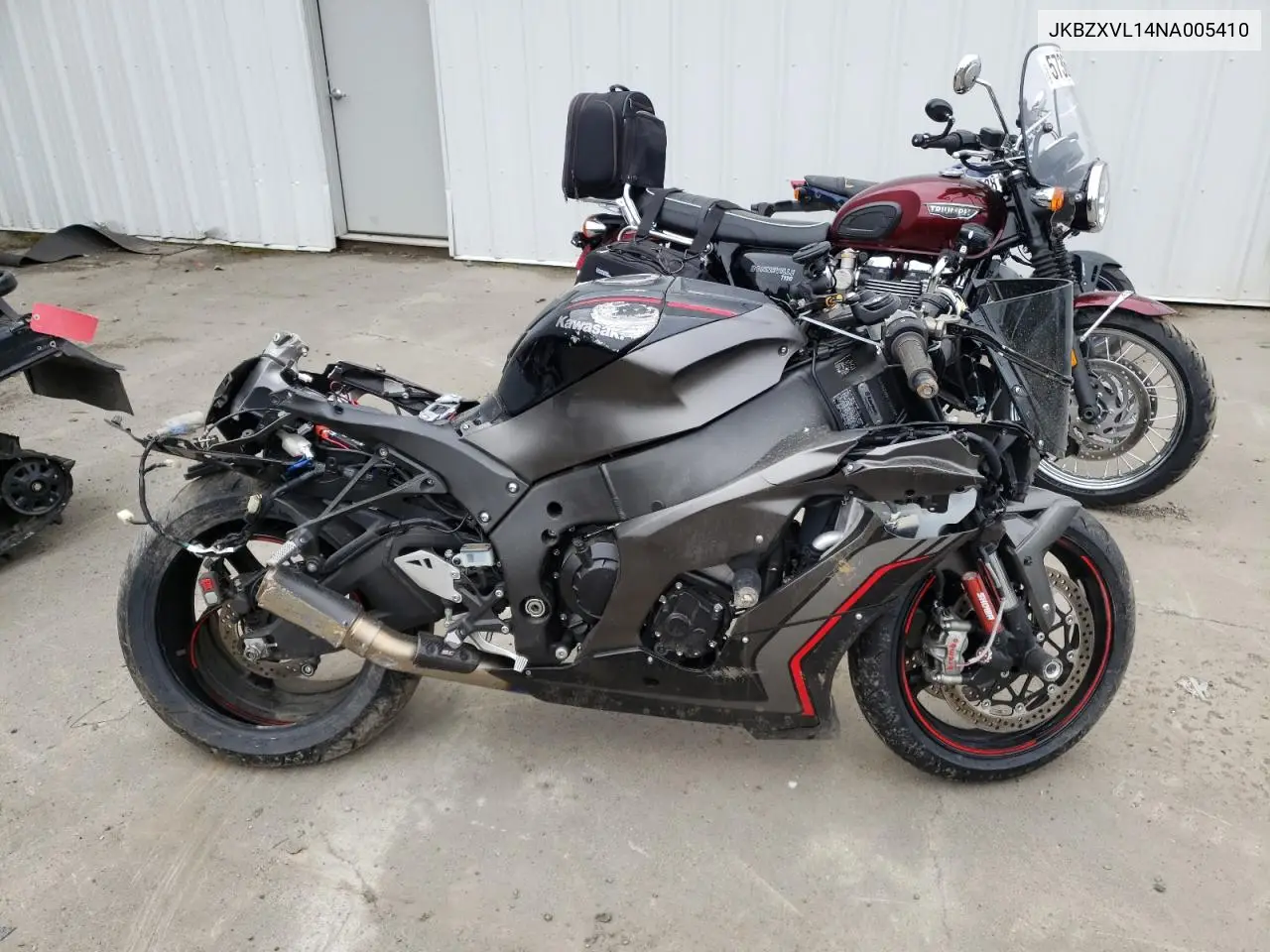 2022 Kawasaki Zx1002 L VIN: JKBZXVL14NA005410 Lot: 57647245