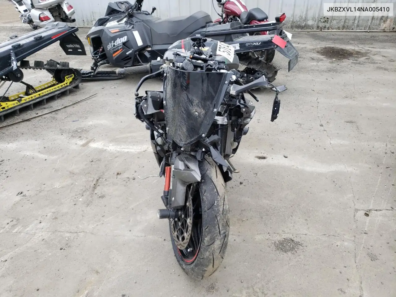 2022 Kawasaki Zx1002 L VIN: JKBZXVL14NA005410 Lot: 57647245