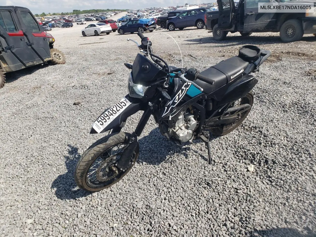 2022 Kawasaki Klx300 E VIN: ML5LXBE17NDA16005 Lot: 59948205