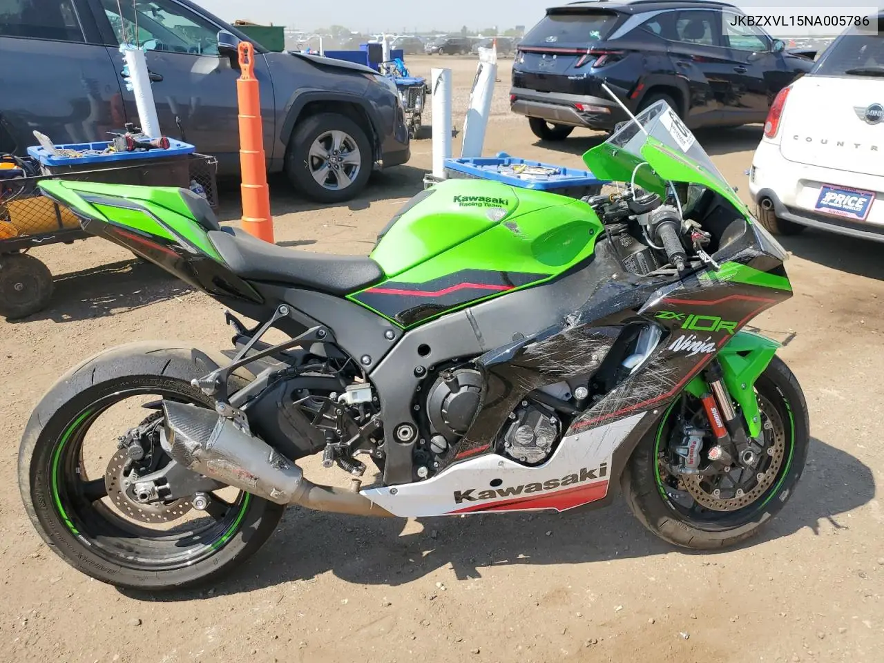 2022 Kawasaki Zx1002 L VIN: JKBZXVL15NA005786 Lot: 65170295