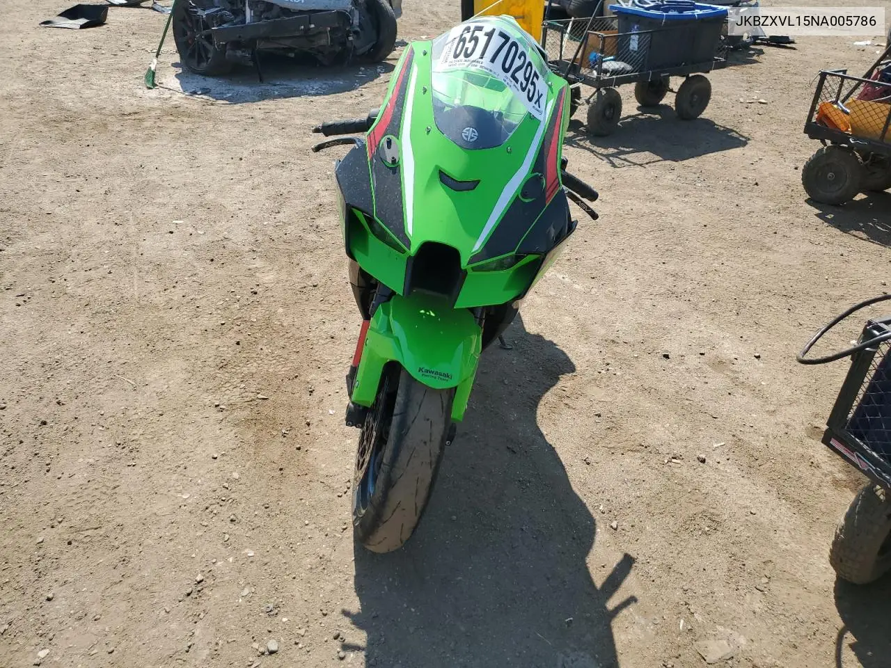 2022 Kawasaki Zx1002 L VIN: JKBZXVL15NA005786 Lot: 65170295