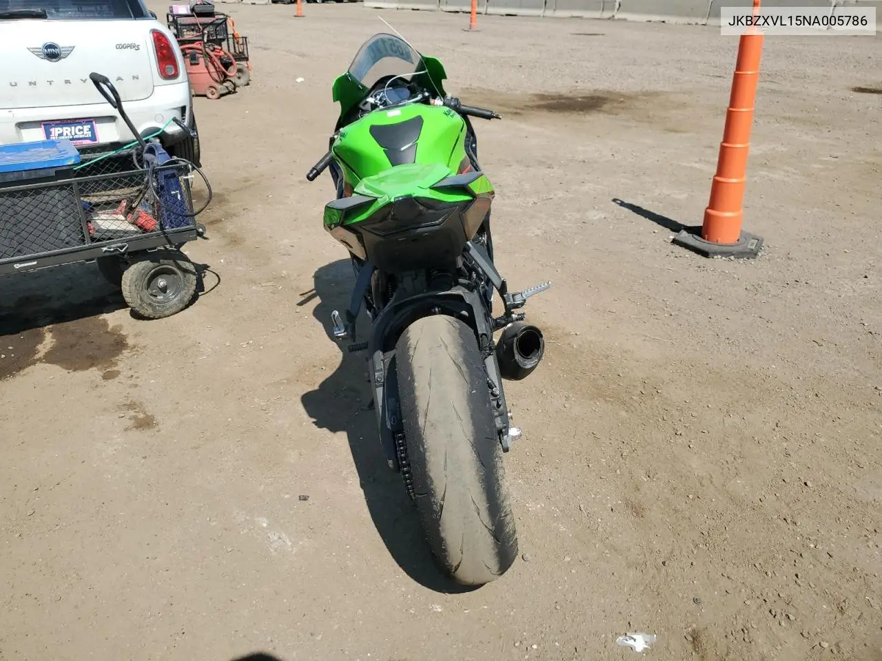 2022 Kawasaki Zx1002 L VIN: JKBZXVL15NA005786 Lot: 65170295