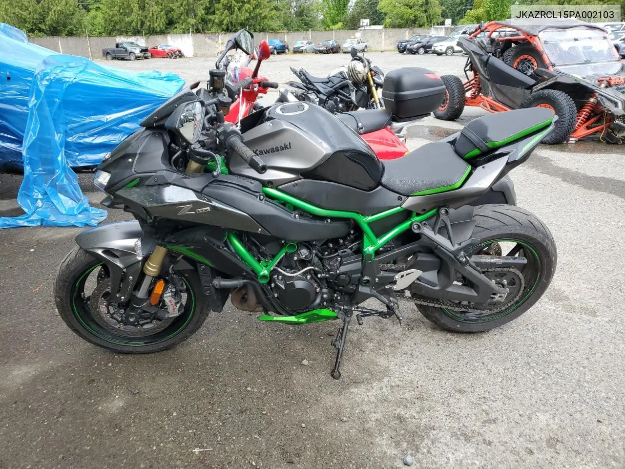 2023 Kawasaki Zr1000 L VIN: JKAZRCL15PA002103 Lot: 59583095