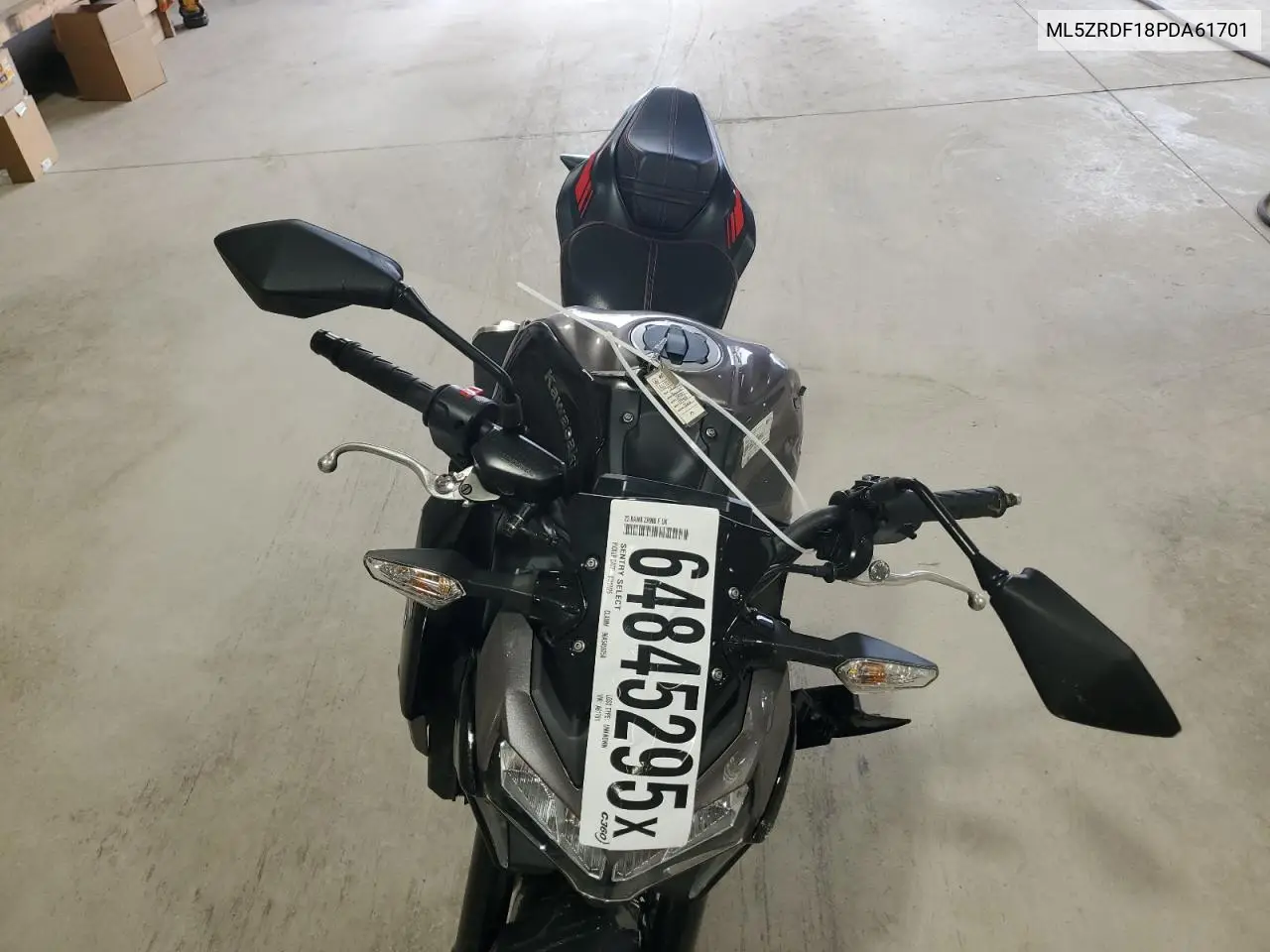 2023 Kawasaki Zr900 F VIN: ML5ZRDF18PDA61701 Lot: 64845295