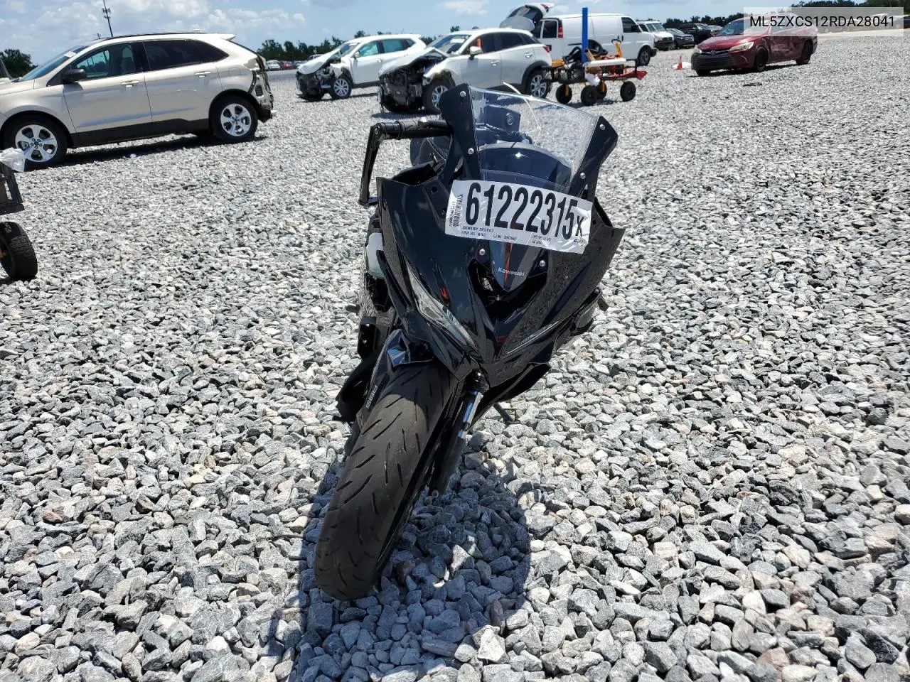 2024 Kawasaki Zx400 S VIN: ML5ZXCS12RDA28041 Lot: 61222315