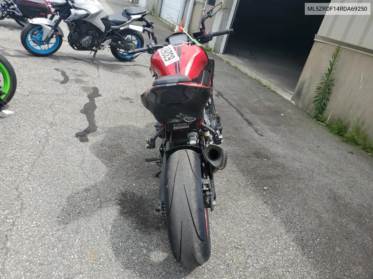 2024 Kawasaki Zr900 F VIN: ML5ZRDF14RDA69250 Lot: 63260155