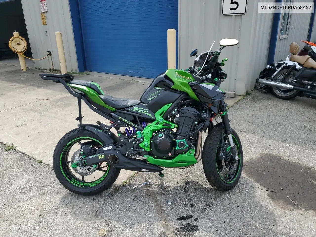 2024 Kawasaki Zr900 F VIN: ML5ZRDF10RDA68452 Lot: 64169085
