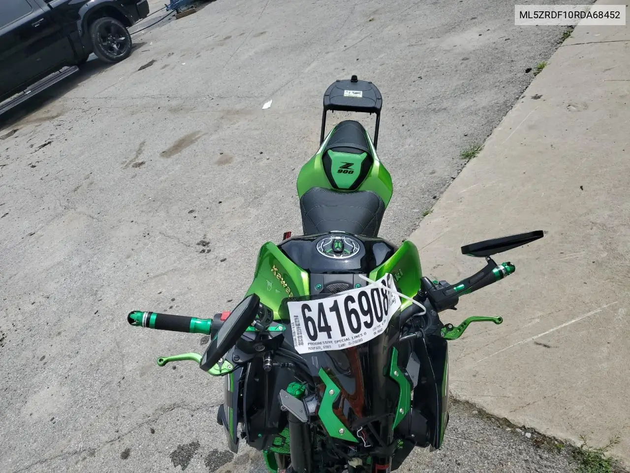 2024 Kawasaki Zr900 F VIN: ML5ZRDF10RDA68452 Lot: 64169085