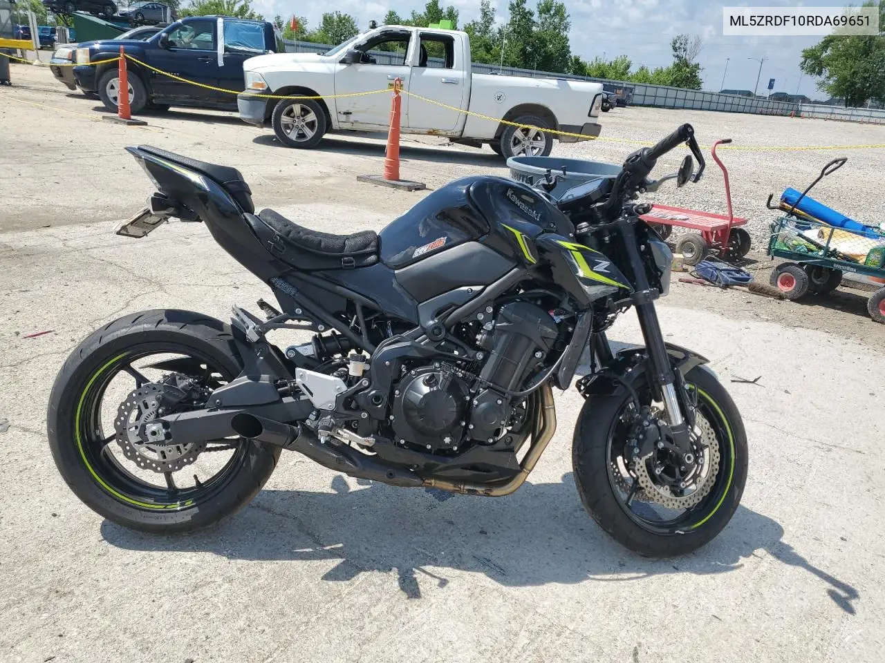 2024 Kawasaki Zr900 F VIN: ML5ZRDF10RDA69651 Lot: 64802215