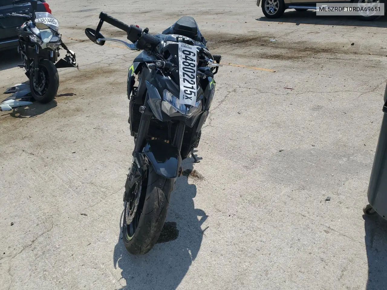 2024 Kawasaki Zr900 F VIN: ML5ZRDF10RDA69651 Lot: 64802215
