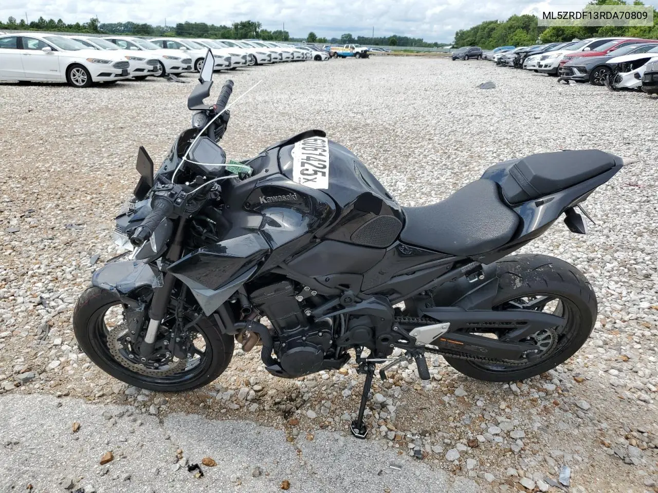 2024 Kawasaki Zr900 F VIN: ML5ZRDF13RDA70809 Lot: 65061425