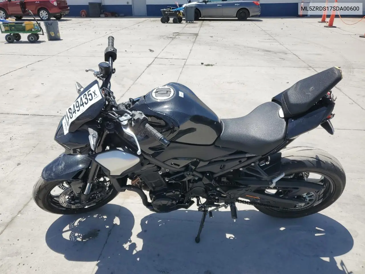 2025 Kawasaki Zr900 S VIN: ML5ZRDS17SDA00600 Lot: 61849435