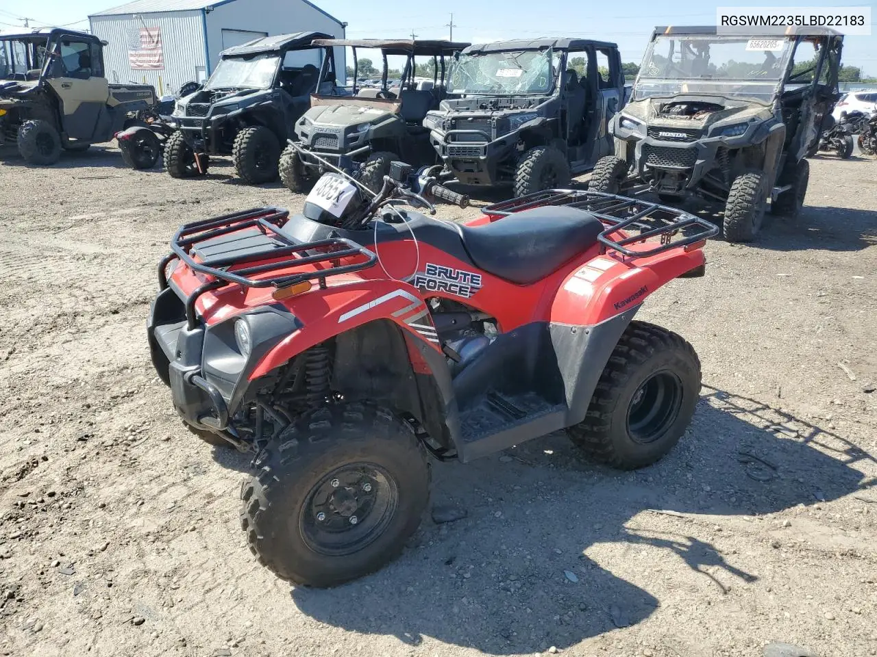 2020 Kawasaki Kvf300 C VIN: RGSWM2235LBD22183 Lot: 65814855