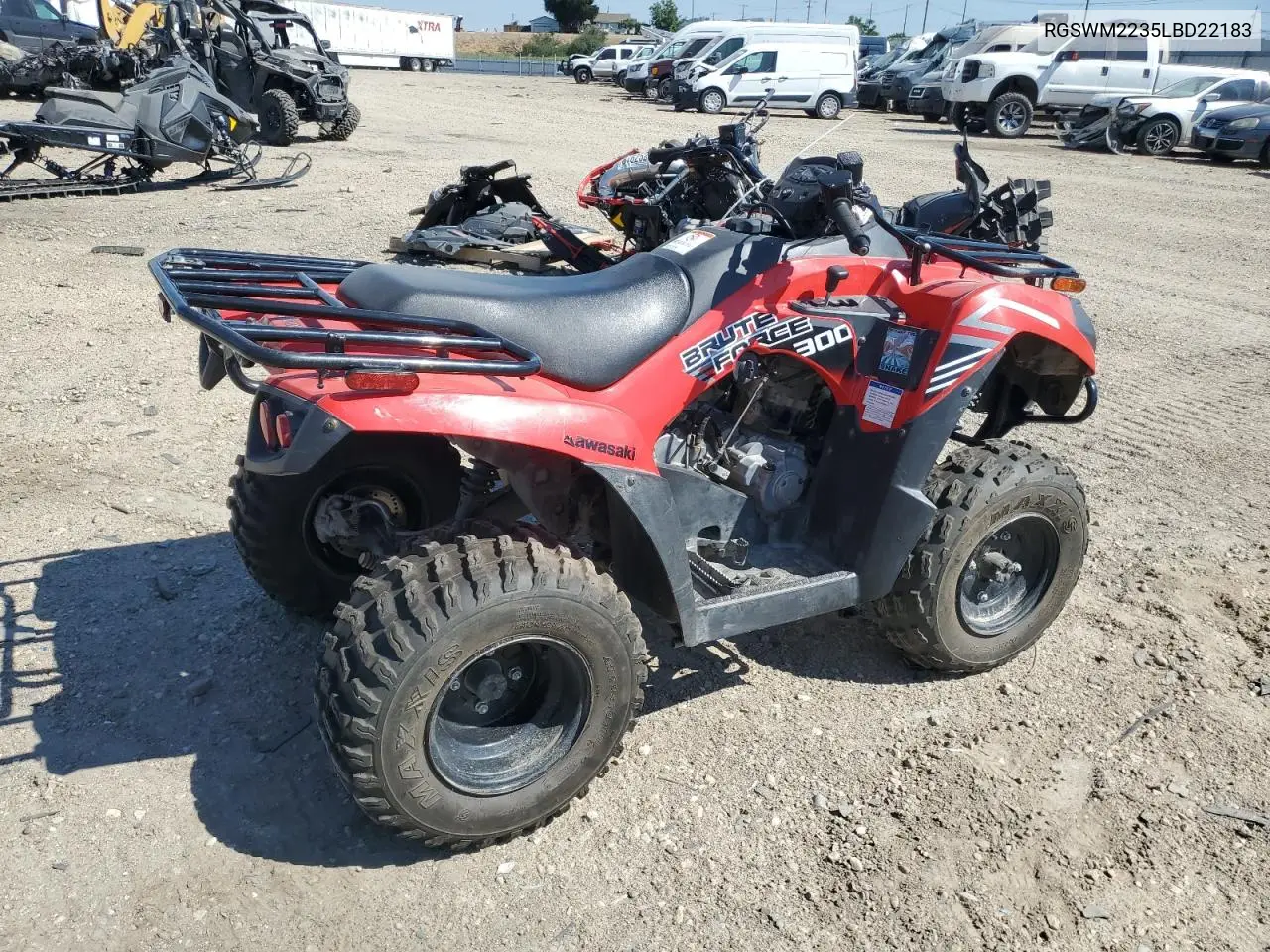 2020 Kawasaki Kvf300 C VIN: RGSWM2235LBD22183 Lot: 65814855