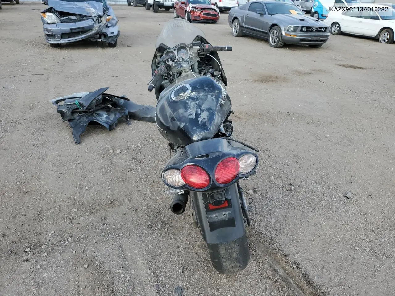 2003 Kawasaki Zx1200 C VIN: JKAZX9C113A010282 Lot: 57256795