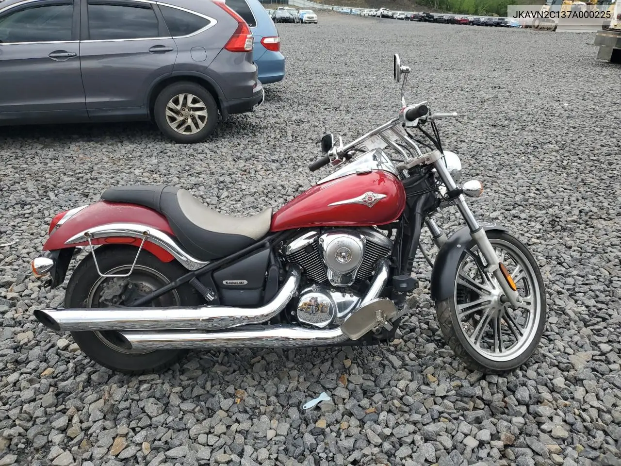 2007 Kawasaki Vn900 C VIN: JKAVN2C137A000225 Lot: 58015045