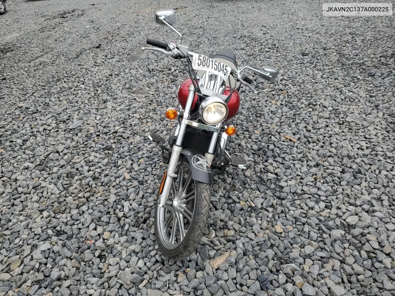 2007 Kawasaki Vn900 C VIN: JKAVN2C137A000225 Lot: 58015045
