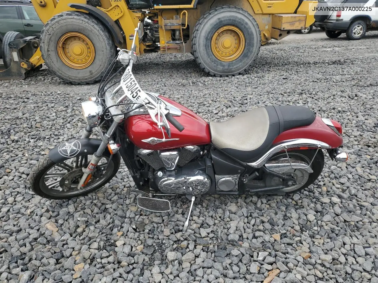 2007 Kawasaki Vn900 C VIN: JKAVN2C137A000225 Lot: 58015045