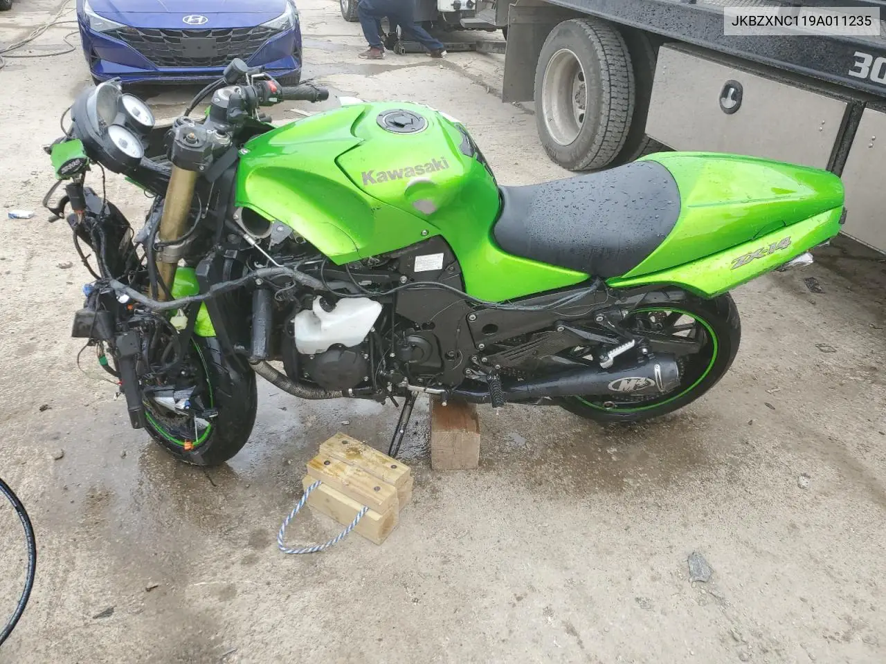 2009 Kawasaki Zx1400 C VIN: JKBZXNC119A011235 Lot: 46544265