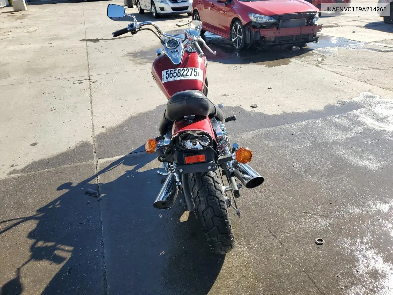 2009 Kawasaki En500 C VIN: JKAENVC159A214265 Lot: 56582275