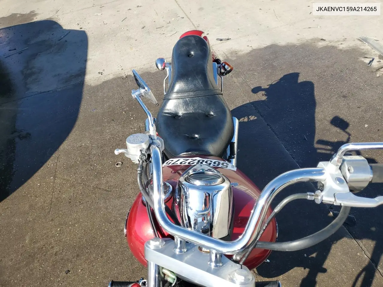 2009 Kawasaki En500 C VIN: JKAENVC159A214265 Lot: 56582275