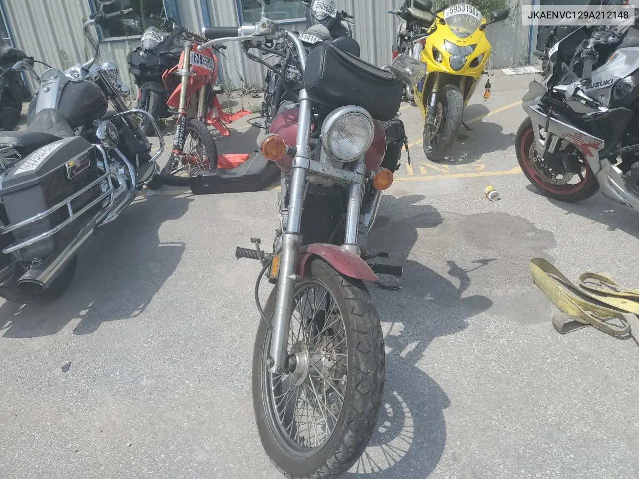 2009 Kawasaki En500 C VIN: JKAENVC129A212148 Lot: 64177585