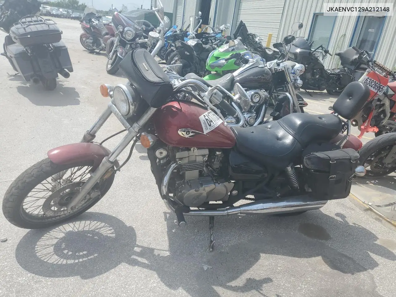 2009 Kawasaki En500 C VIN: JKAENVC129A212148 Lot: 64177585