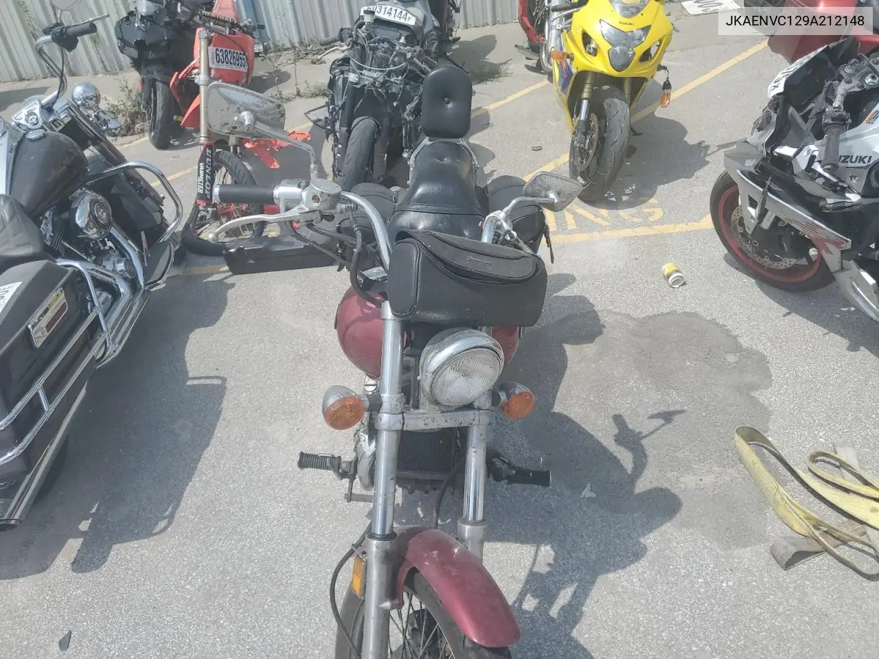 2009 Kawasaki En500 C VIN: JKAENVC129A212148 Lot: 64177585