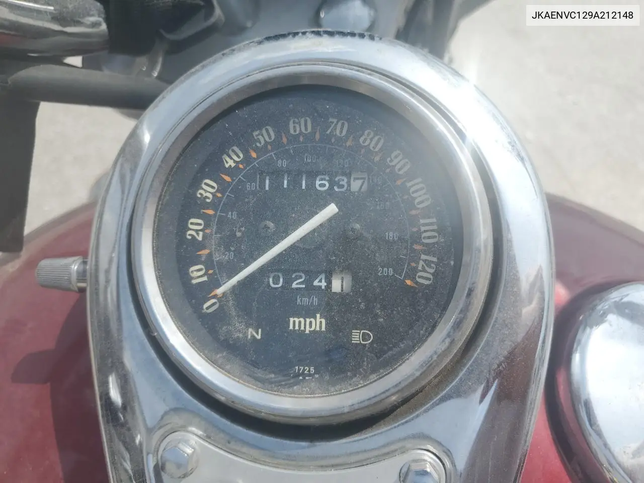 2009 Kawasaki En500 C VIN: JKAENVC129A212148 Lot: 64177585