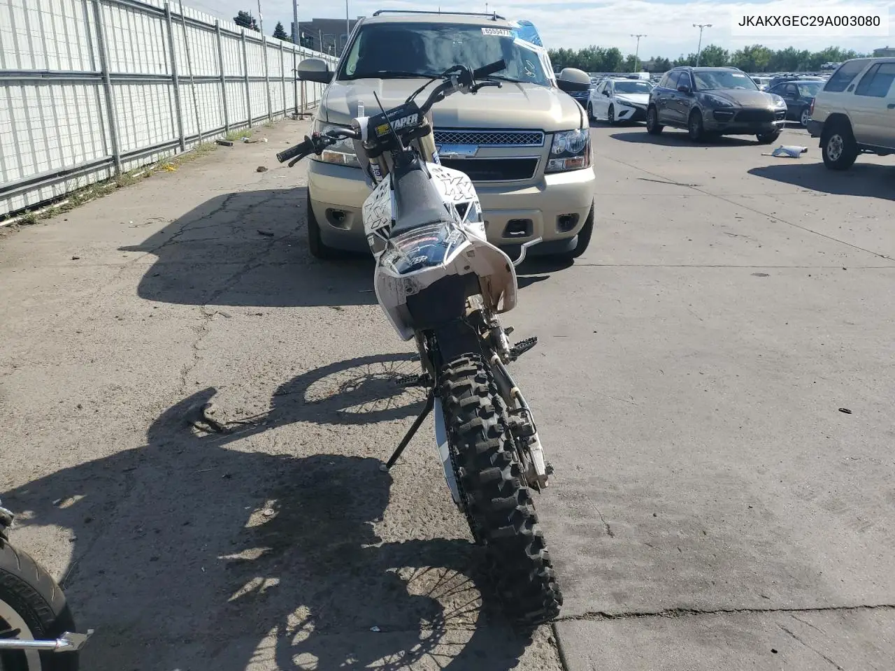 2009 Kawasaki Kx450 E VIN: JKAKXGEC29A003080 Lot: 65968055