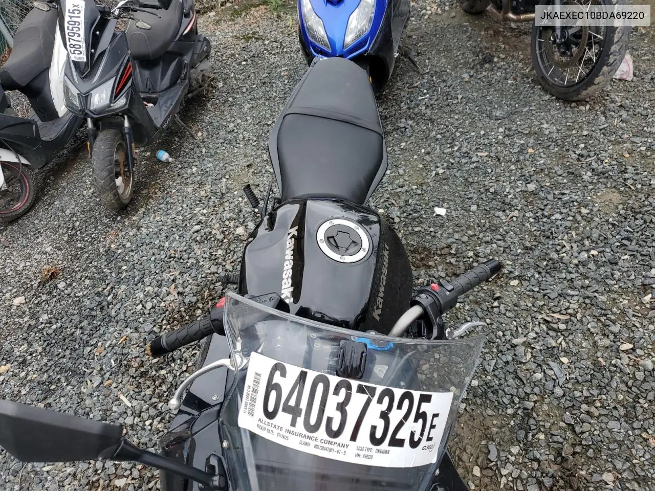2011 Kawasaki Ex650 C VIN: JKAEXEC10BDA69220 Lot: 64037325