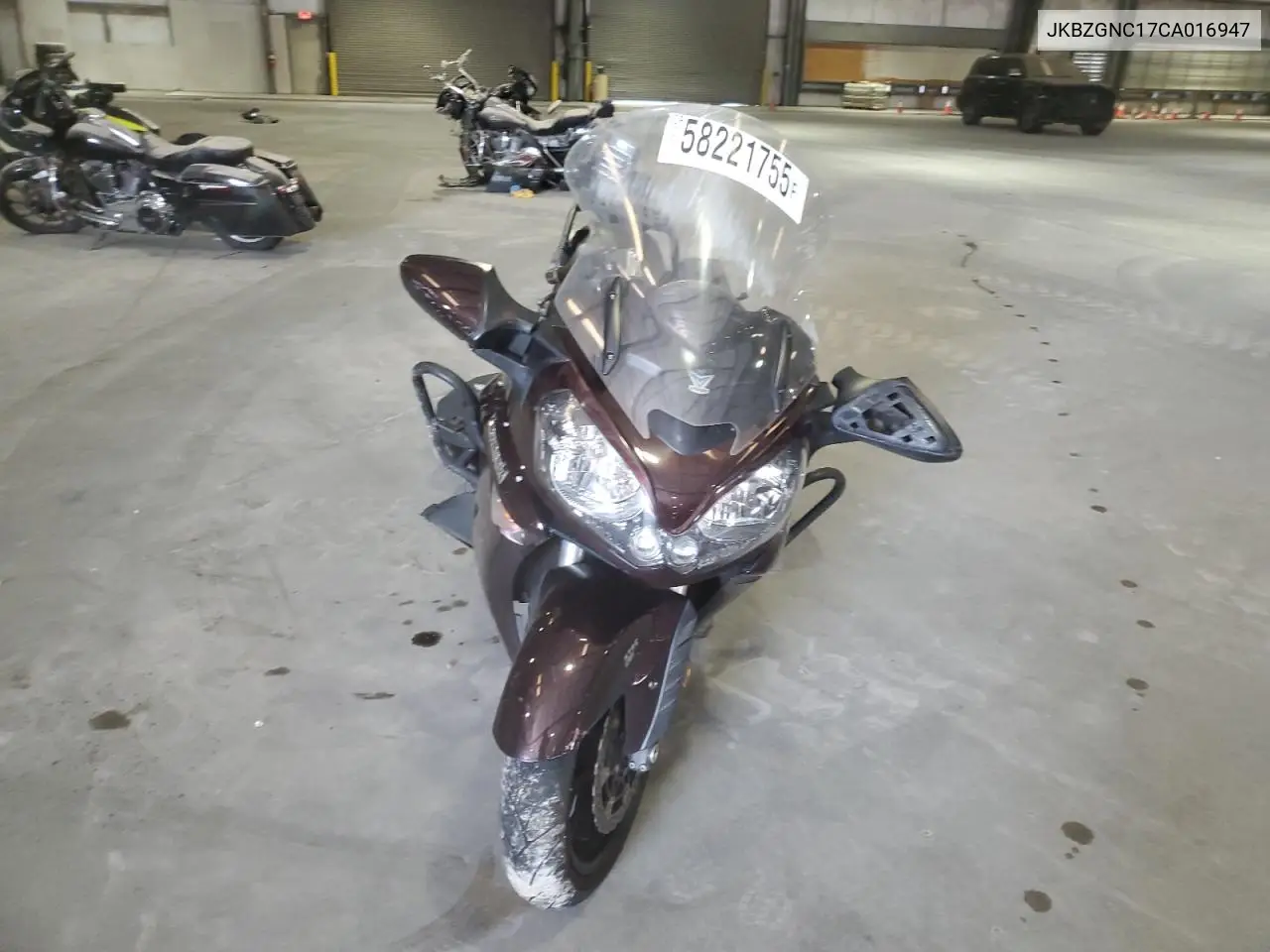 2012 Kawasaki Zg1400 C VIN: JKBZGNC17CA016947 Lot: 58221755