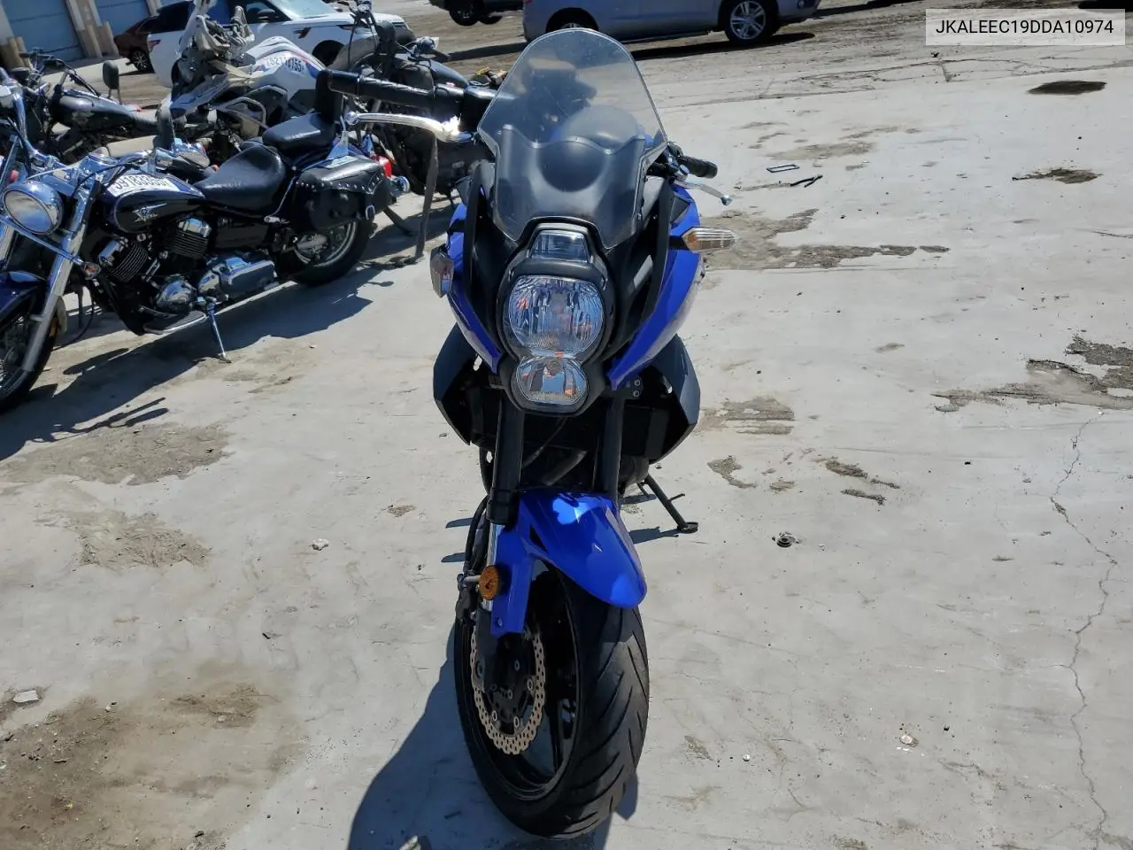 2013 Kawasaki Le650 C VIN: JKALEEC19DDA10974 Lot: 58990435