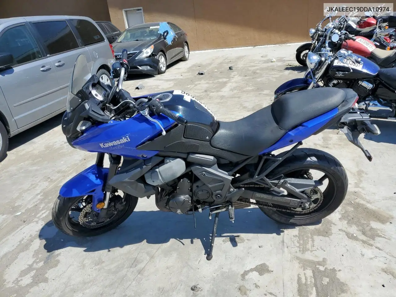 2013 Kawasaki Le650 C VIN: JKALEEC19DDA10974 Lot: 58990435