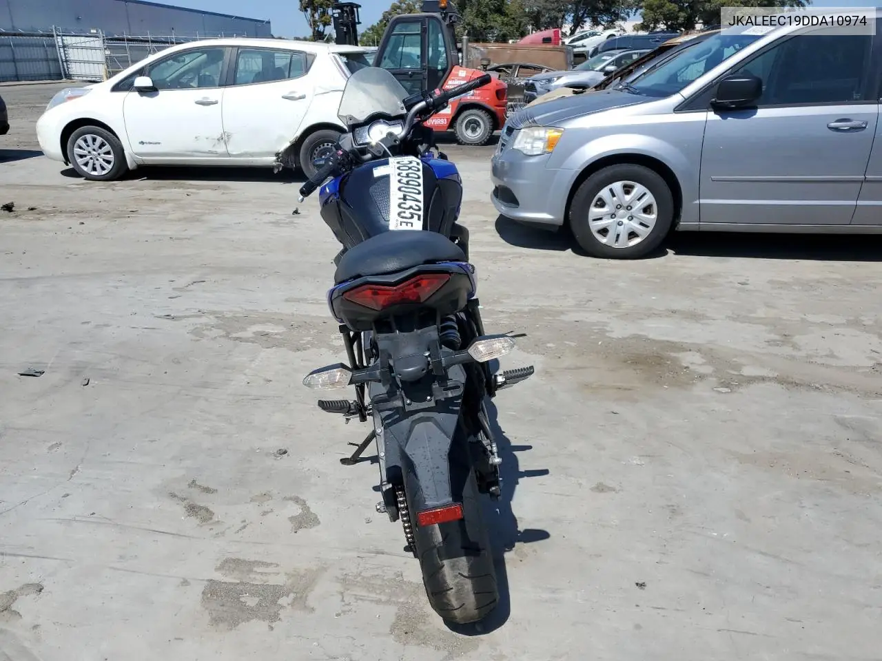 2013 Kawasaki Le650 C VIN: JKALEEC19DDA10974 Lot: 58990435