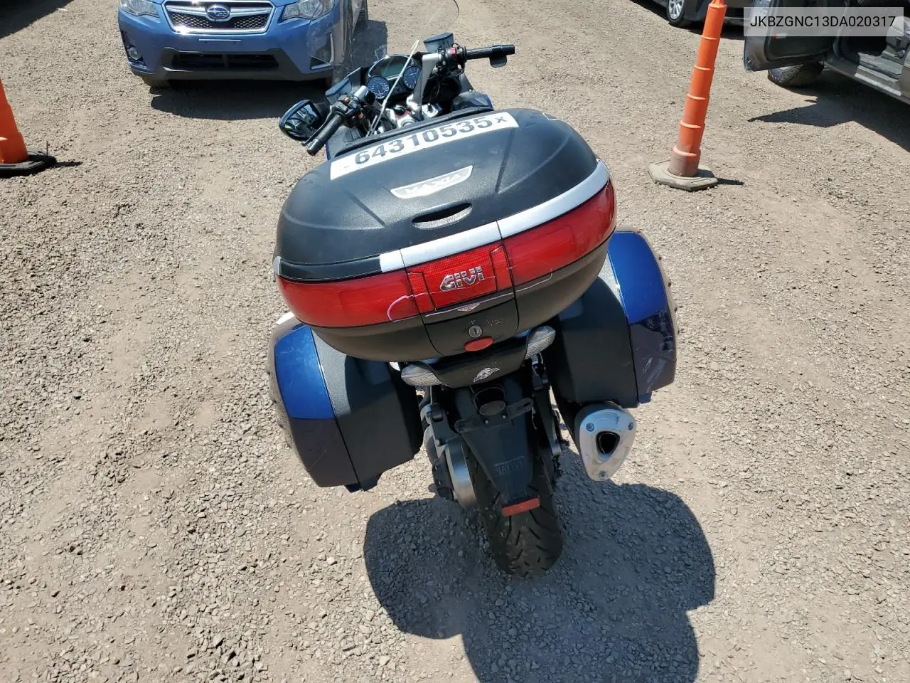2013 Kawasaki Zg1400 C VIN: JKBZGNC13DA020317 Lot: 64310535