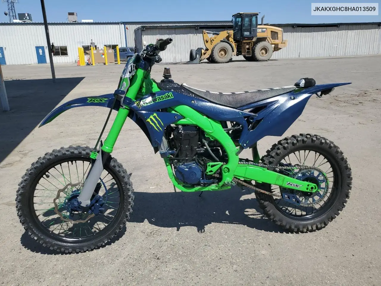 2017 Kawasaki Kx450 F VIN: JKAKXGHC8HA013509 Lot: 57623675