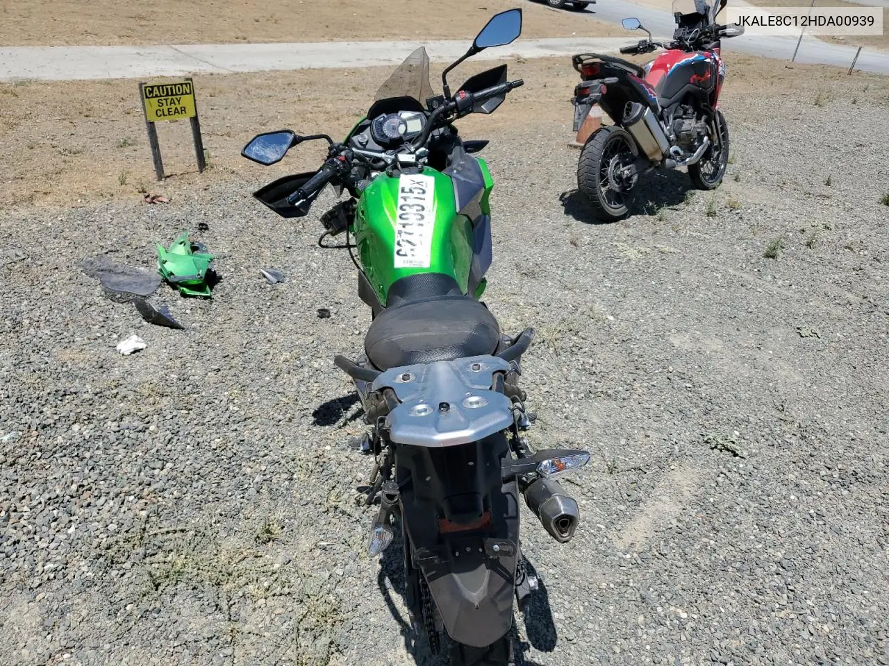 2017 Kawasaki Kle300 C VIN: JKALE8C12HDA00939 Lot: 62710315