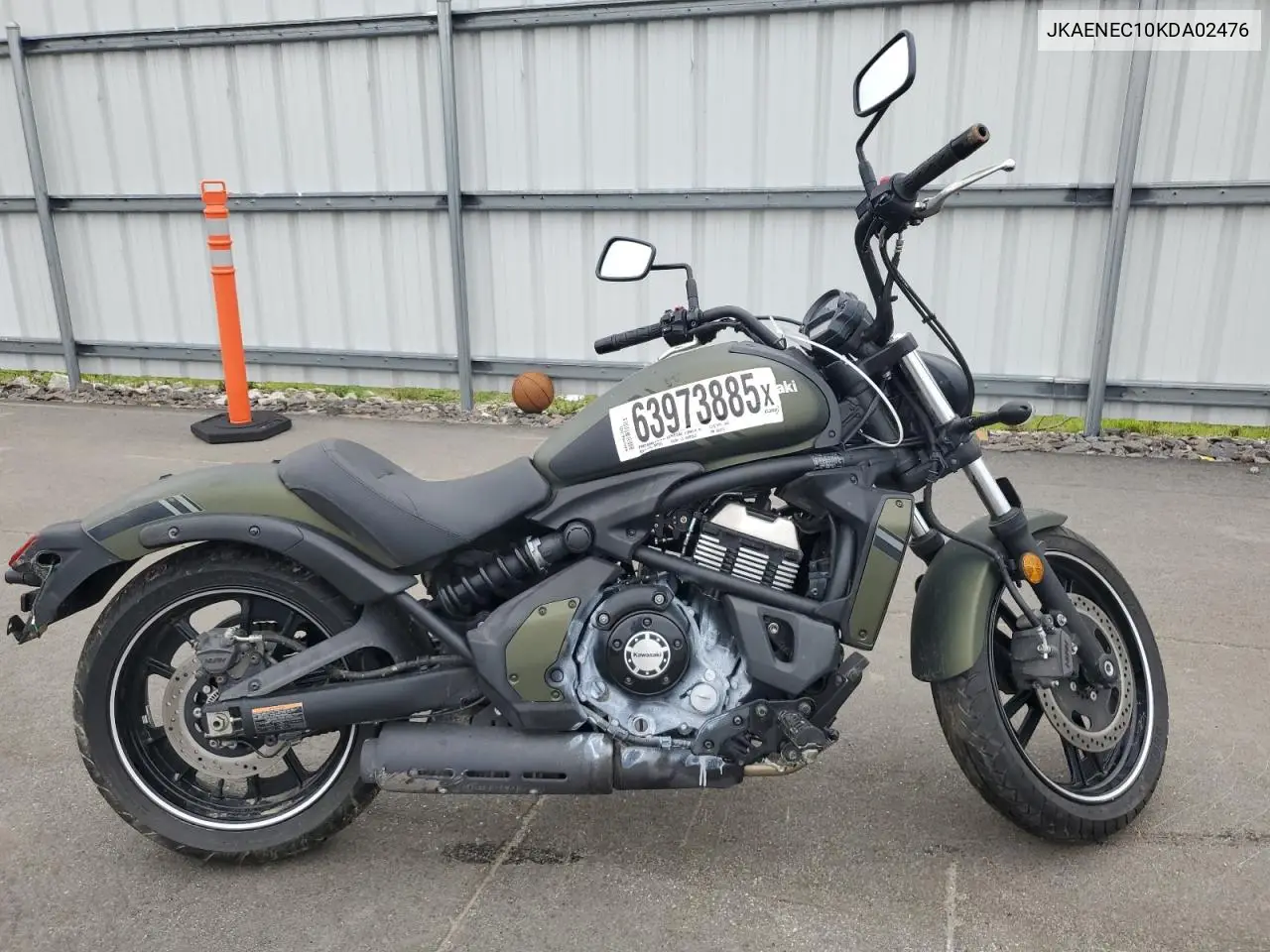 2019 Kawasaki En650 C VIN: JKAENEC10KDA02476 Lot: 63973885