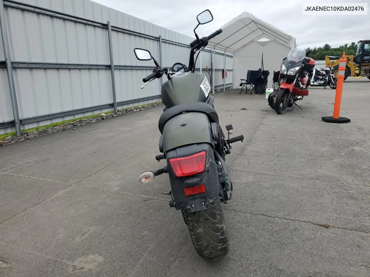 2019 Kawasaki En650 C VIN: JKAENEC10KDA02476 Lot: 63973885