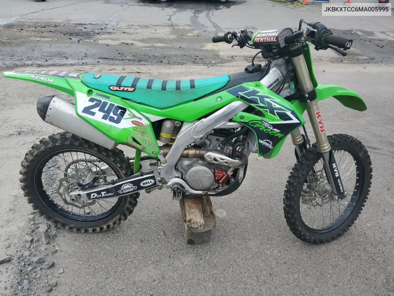 2021 Kawasaki Kx252 C VIN: JKBKXTCC6MA005995 Lot: 57604945
