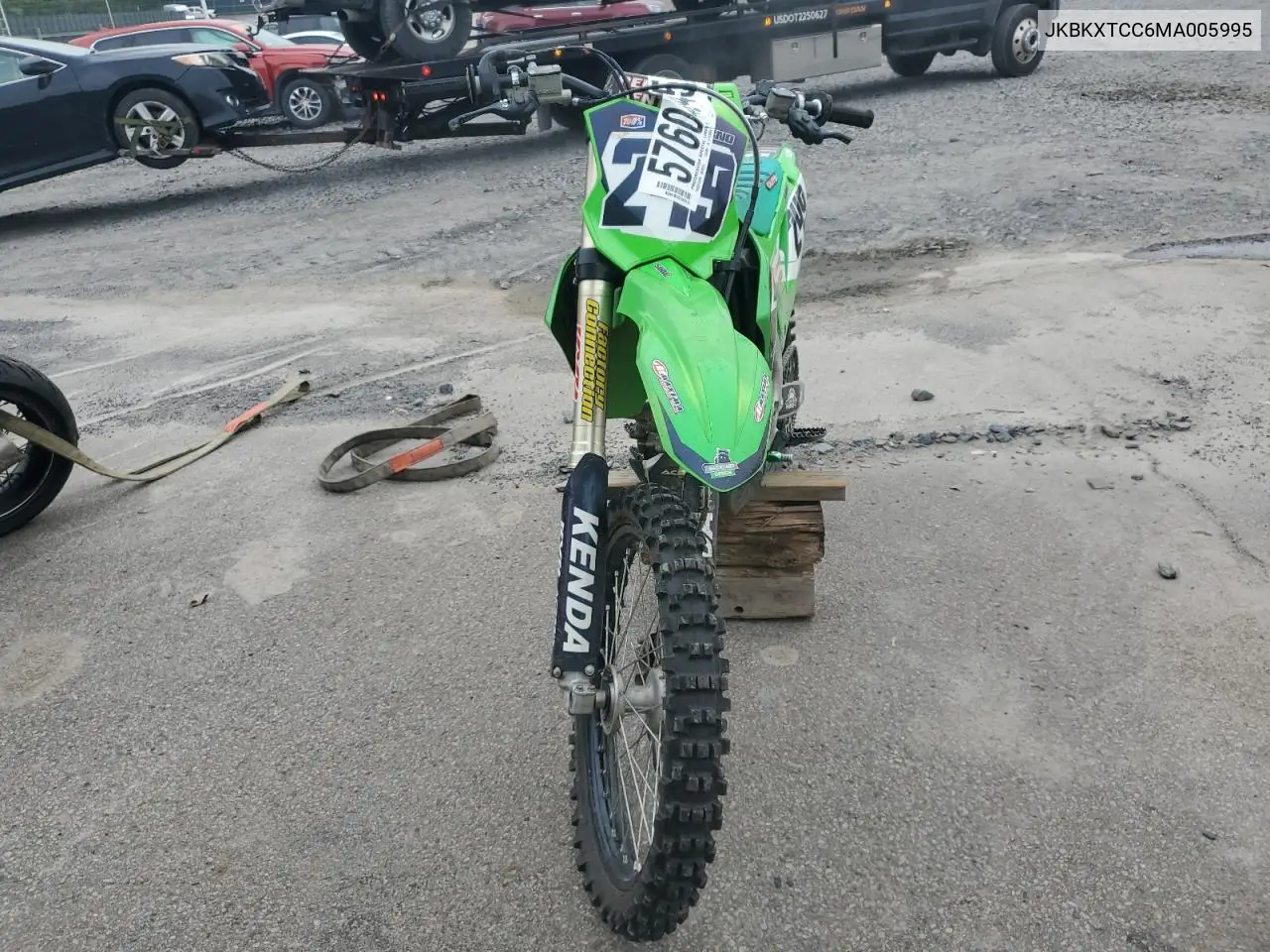 2021 Kawasaki Kx252 C VIN: JKBKXTCC6MA005995 Lot: 57604945