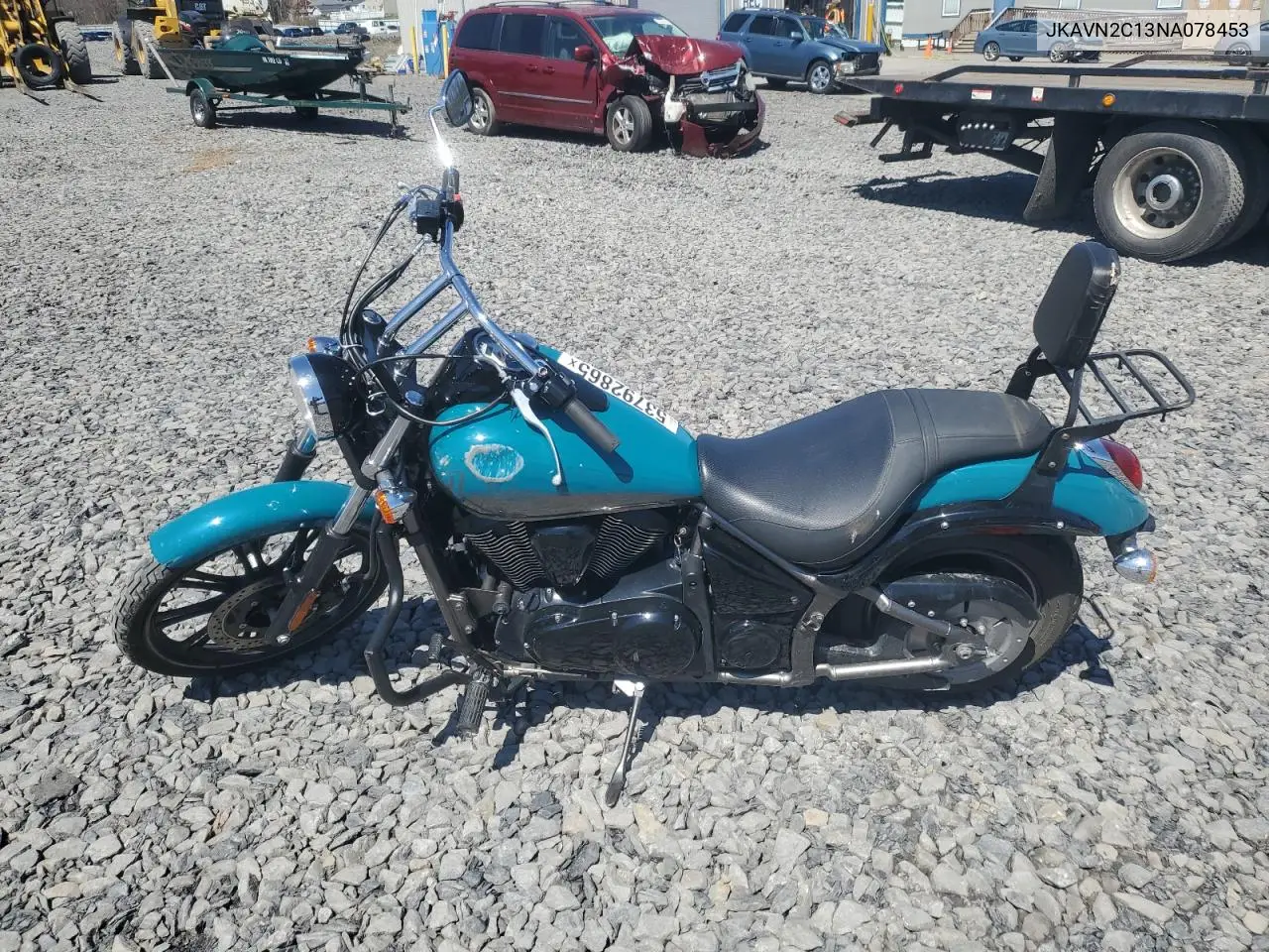 2022 Kawasaki Vn900 C VIN: JKAVN2C13NA078453 Lot: 53792865