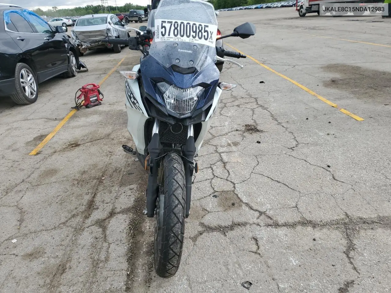 2022 Kawasaki Kle300 C VIN: JKALE8C15NDA12983 Lot: 57800985