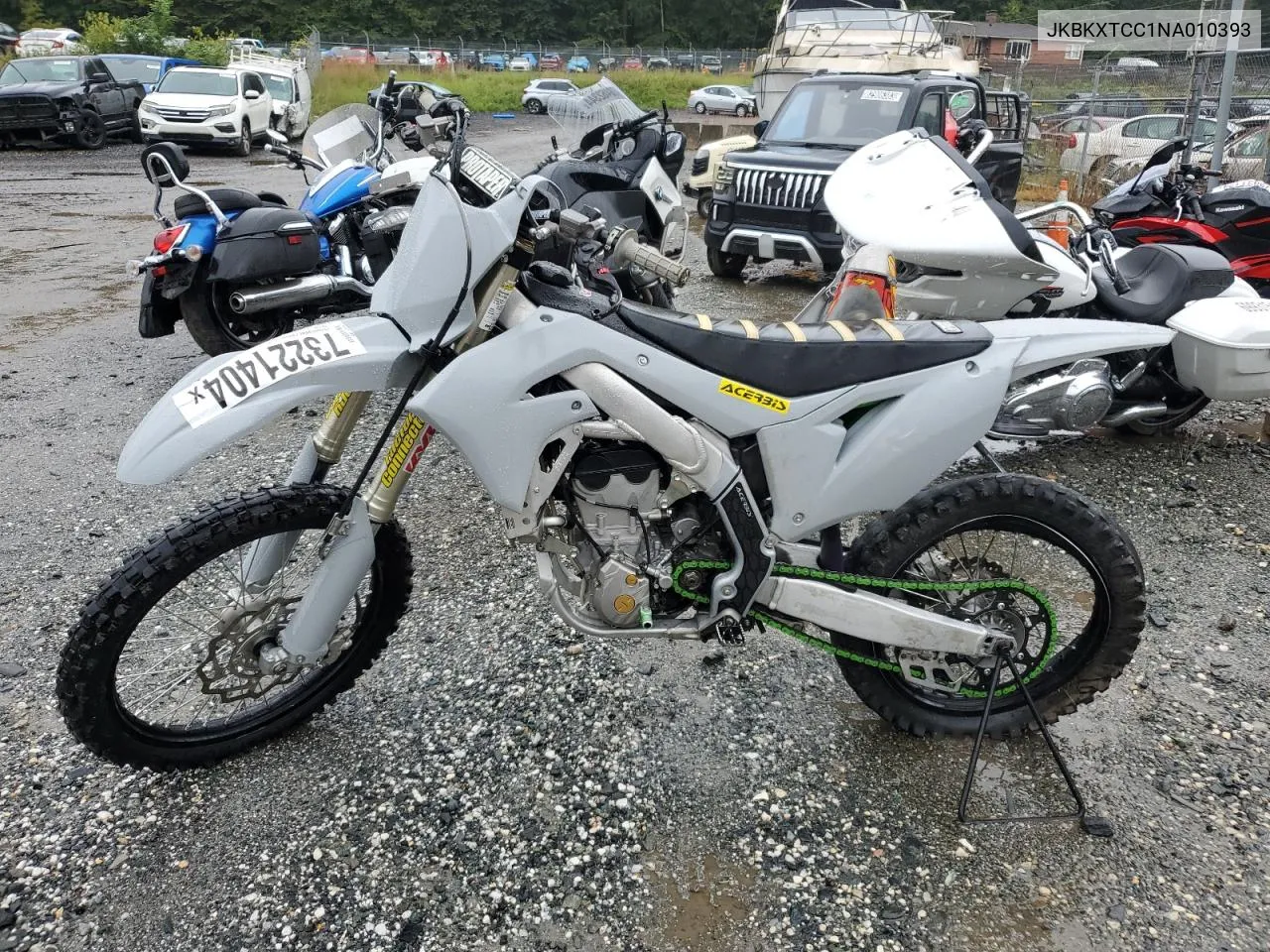 2022 Kawasaki Kx252 C VIN: JKBKXTCC1NA010393 Lot: 73221404